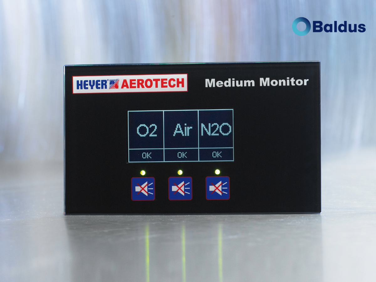 Freigestelltes Produktbild eines Medium Monitors von Heyer Aerotech