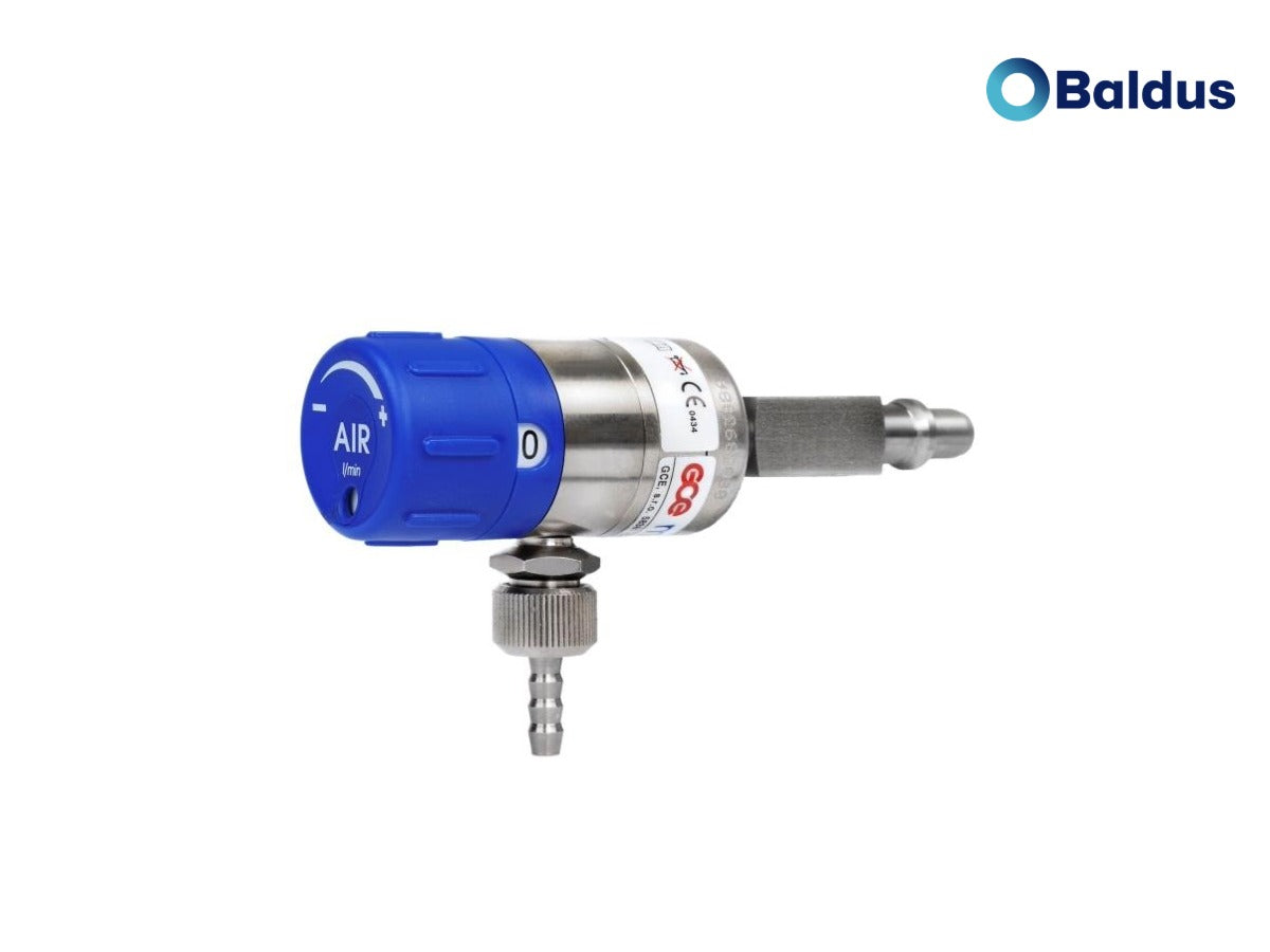 Freigestelltes Produktbild eines Stufenflowmeters von GCE