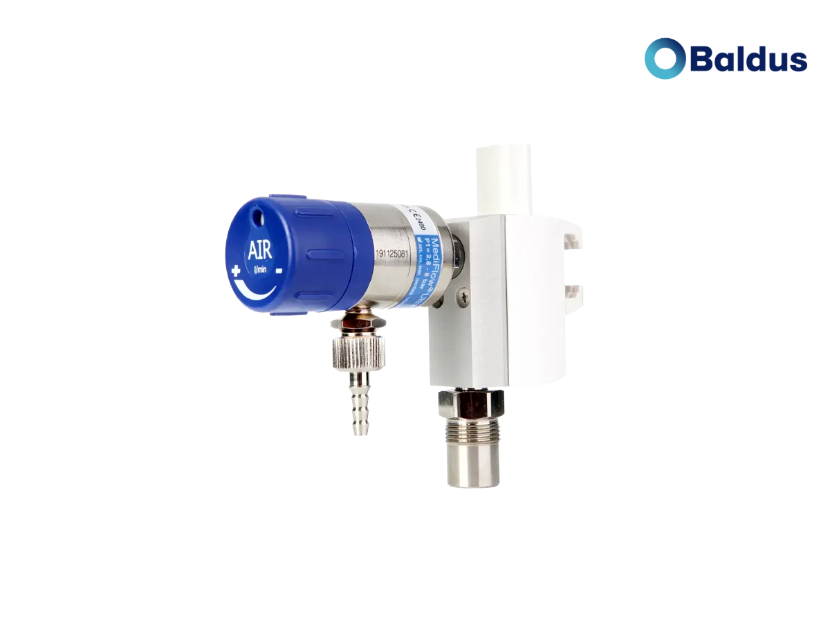 Stufenflowmeter MediFlow Ultra 25 Air für 25-30 mm Geräteschiene